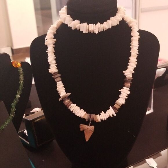 Shark tooth necklace - Picture 1 of 1